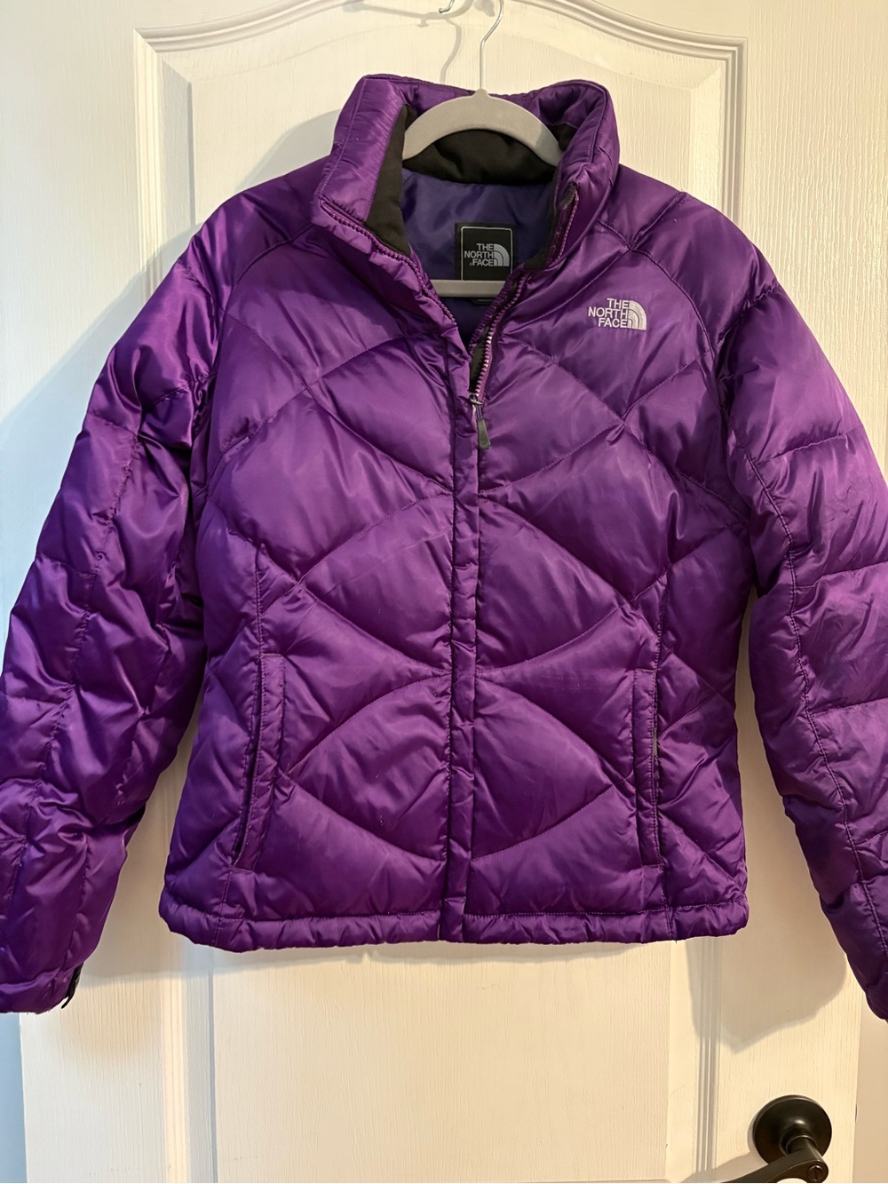 The North Face Purple Quilted Diamond Puffer Jacket
